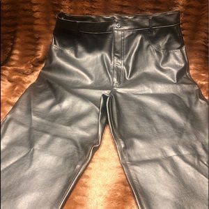 Faux Leather Pants